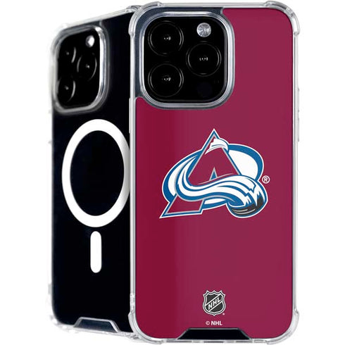 NHL Colorado Avalanche Solid Background iPhone 16 Pro MagSafe Case
